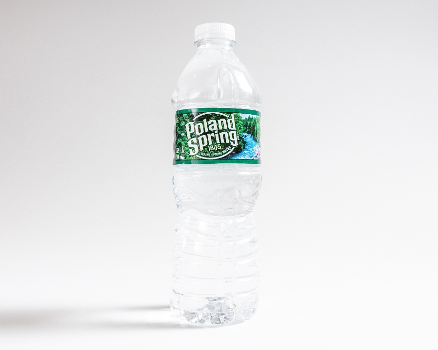 Poland Spring Water.