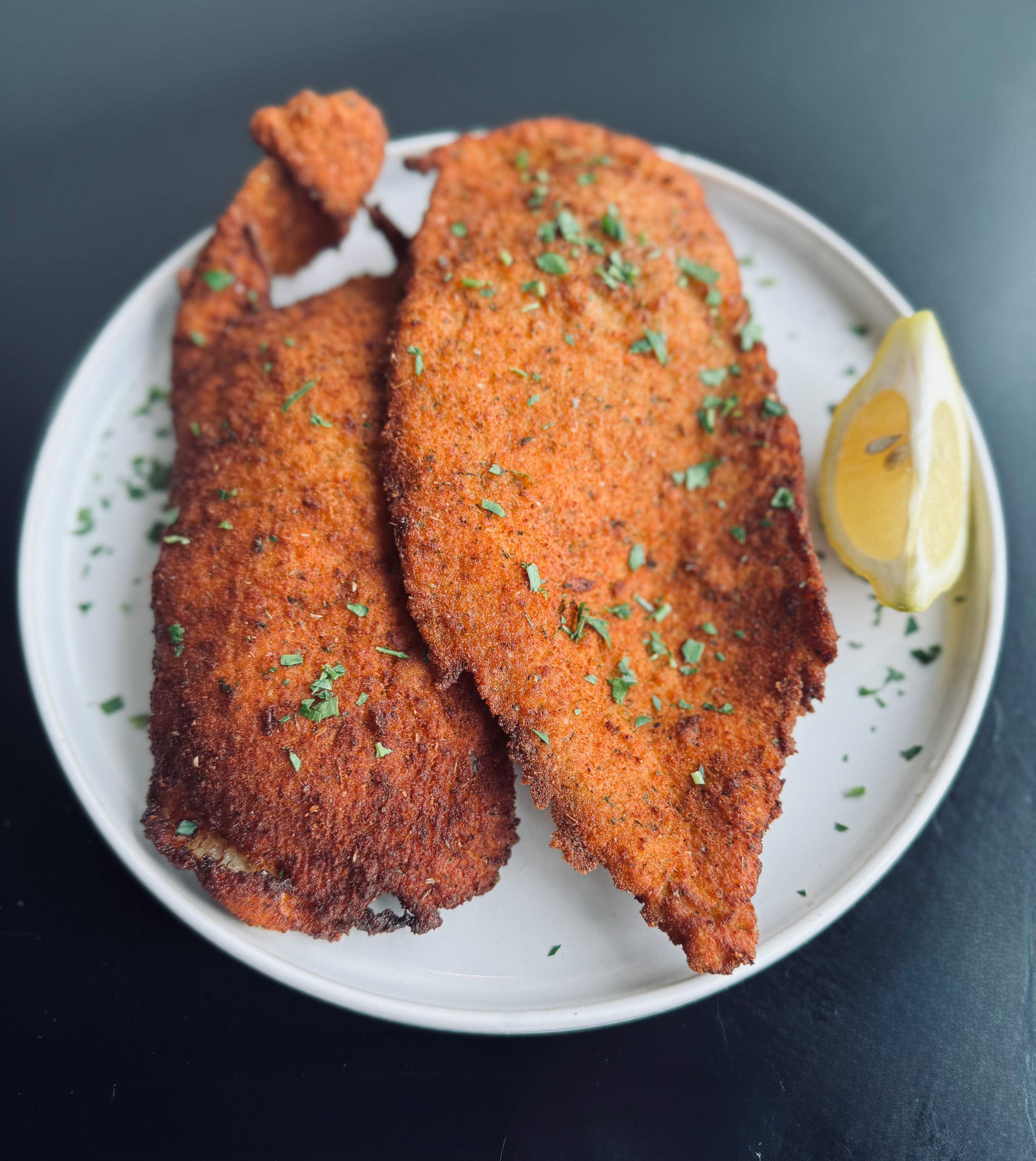 Breaded Chicken.