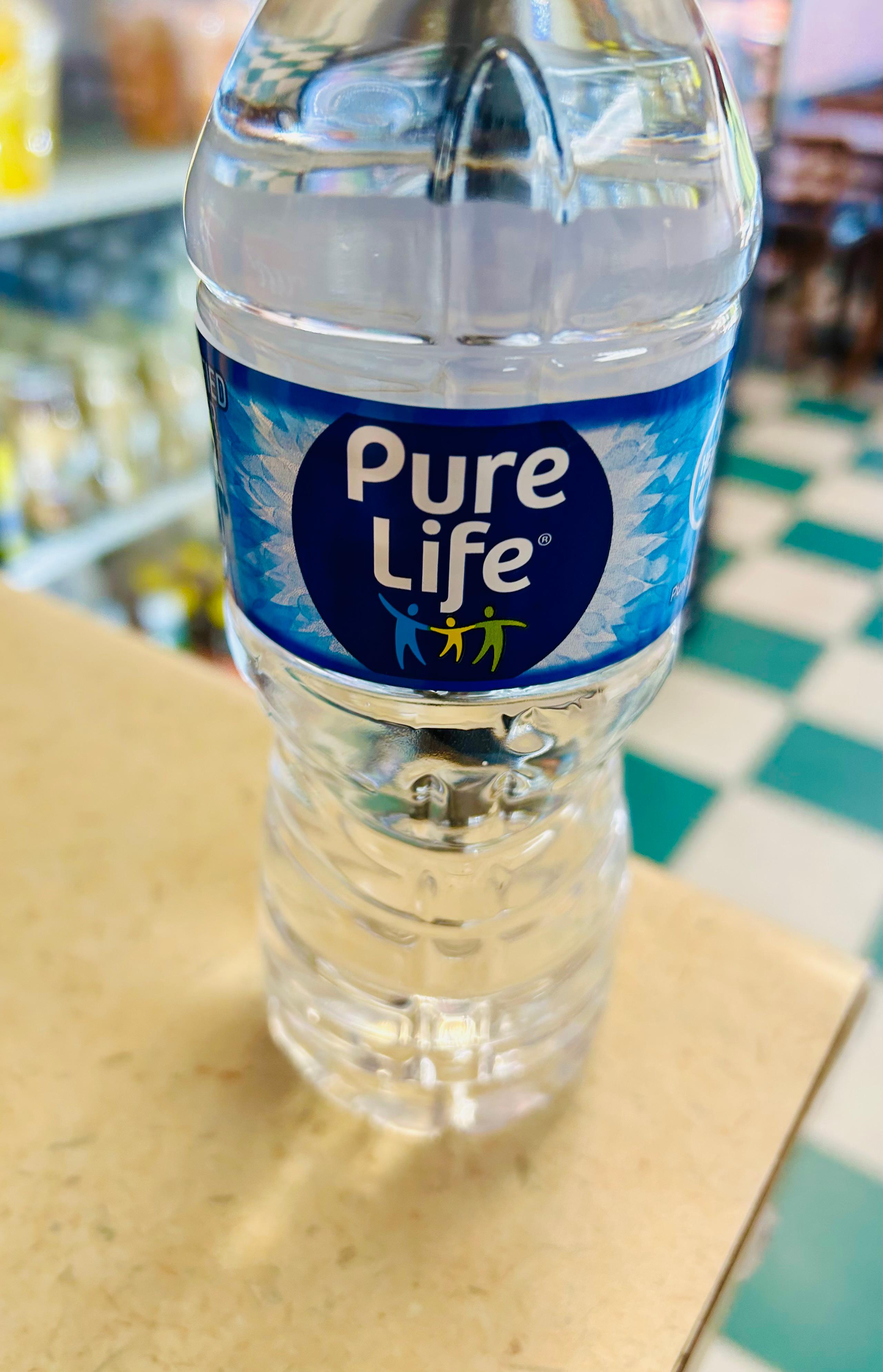 Pure life water.