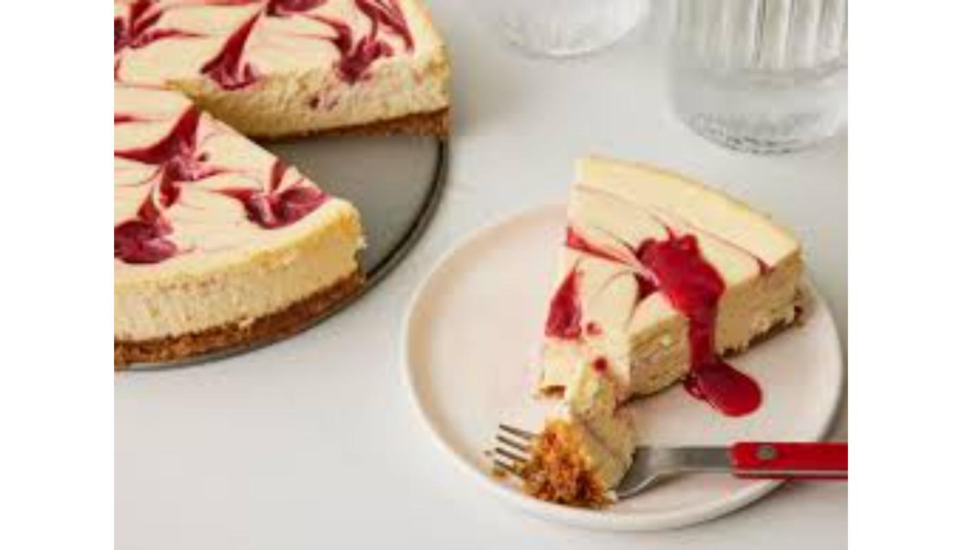 Strawberry cheese cake.
