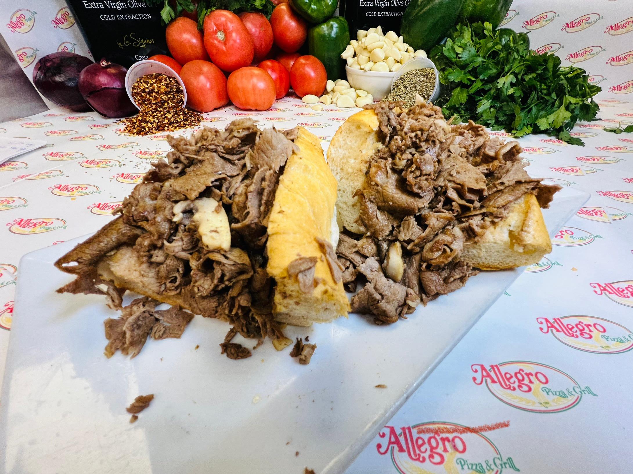 Mushroom Cheese Steak.