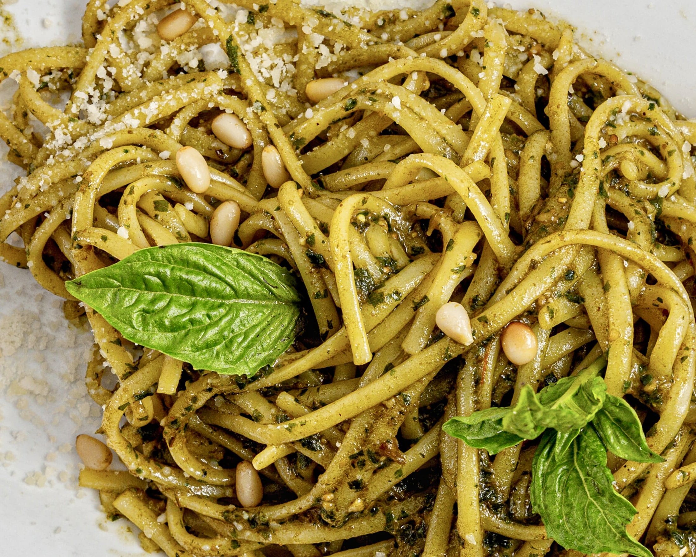 Spaghetti al Pesto.