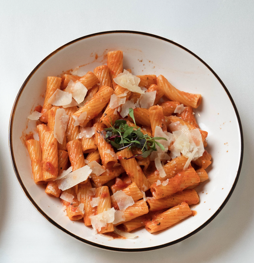 Rigatoni alla Vodka.