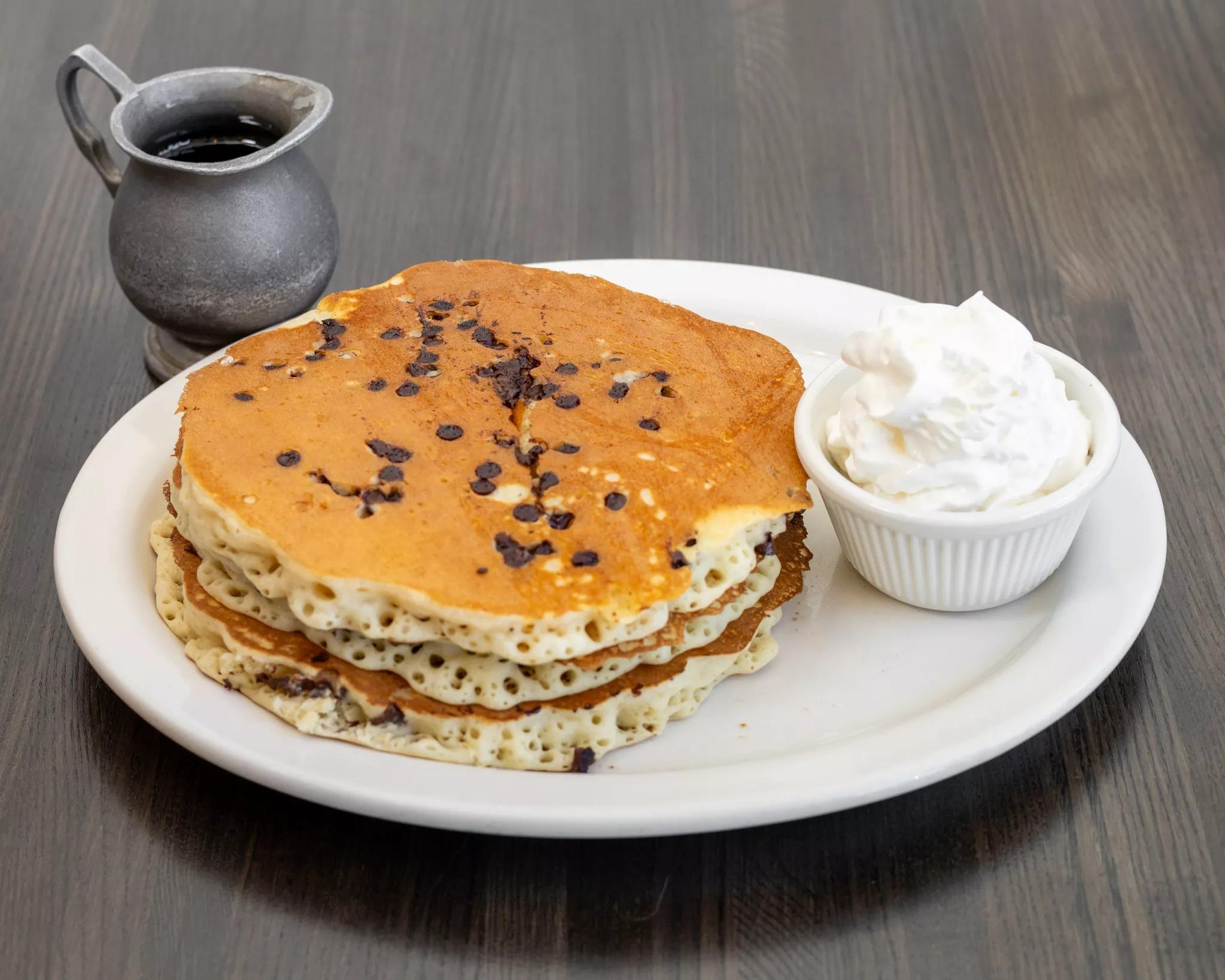 Chocolate Chip Pancakes.