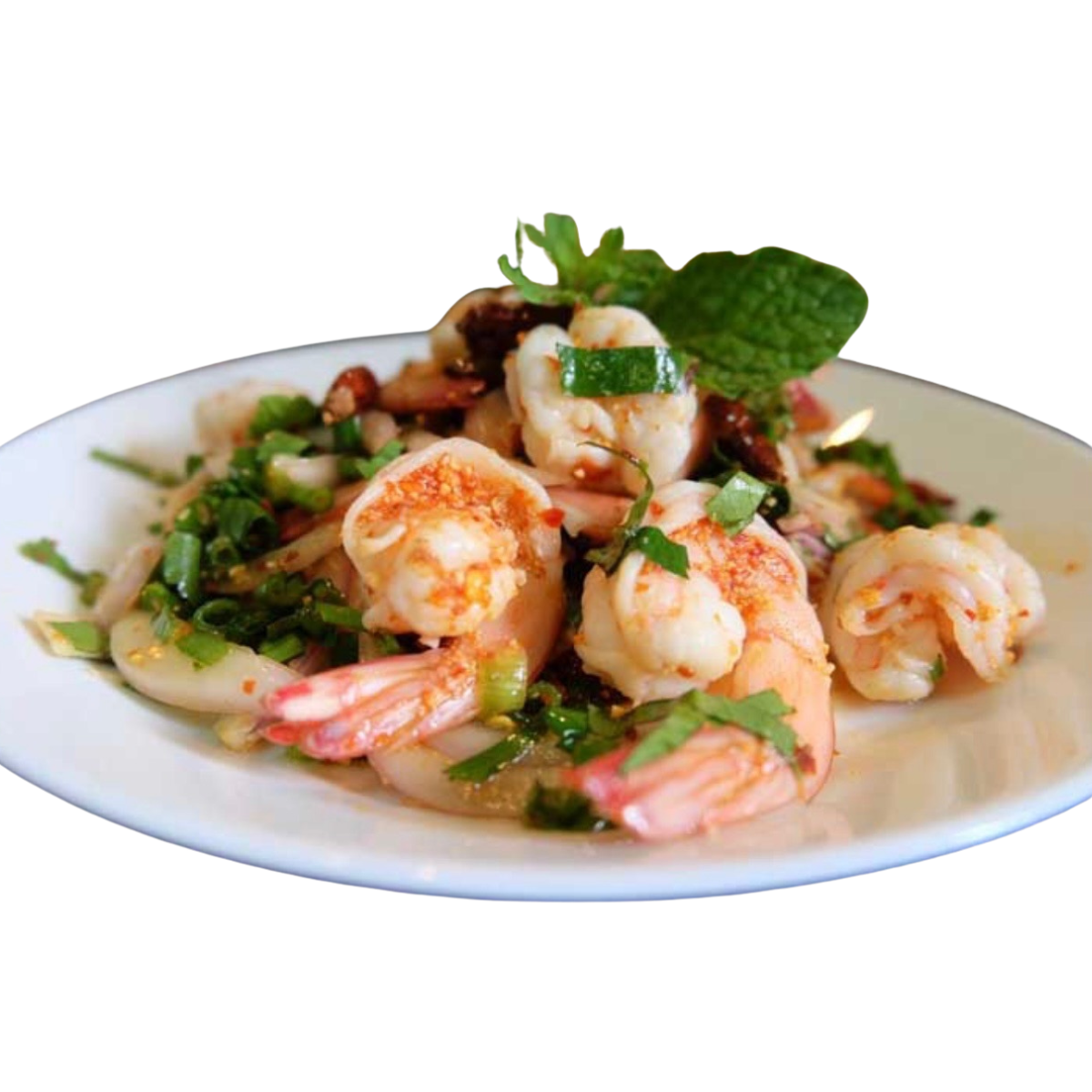 Larb Shrimp Salad.