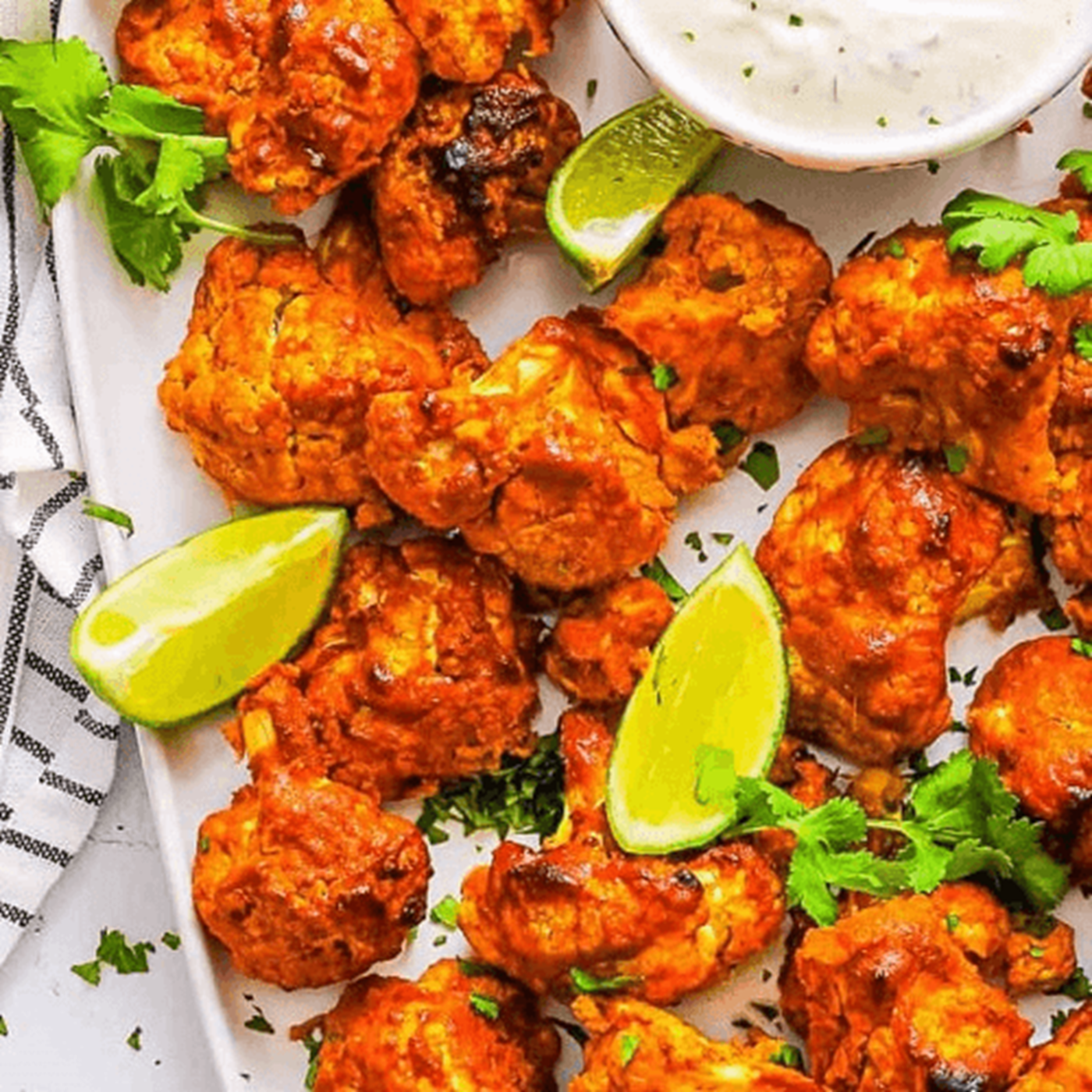 Tandoori Roasted Gobi ( Cauliflower ) 8-9 PCS  * NEW ITEM *.