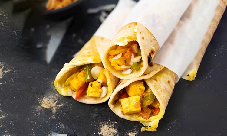 Paneer Frankie.
