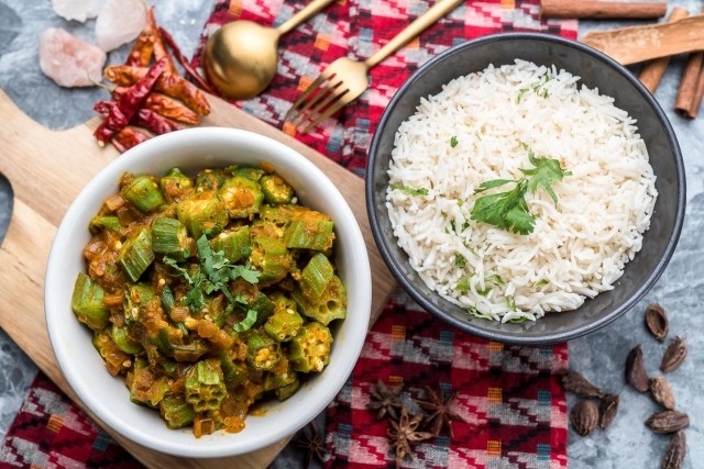 Bhindi Masala (Okra).