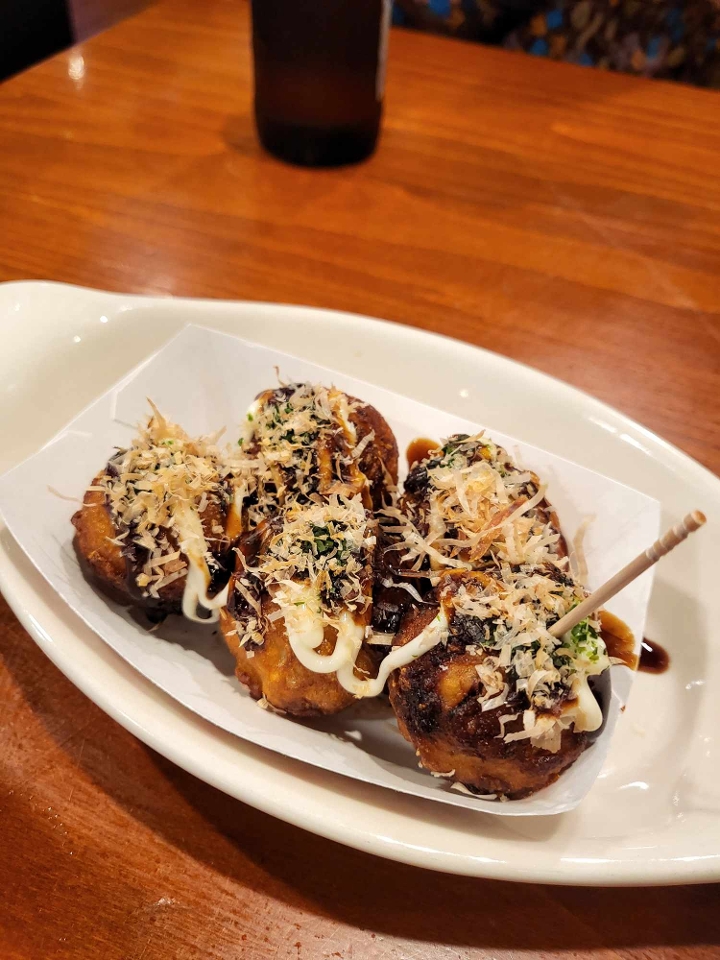 Takoyaki.
