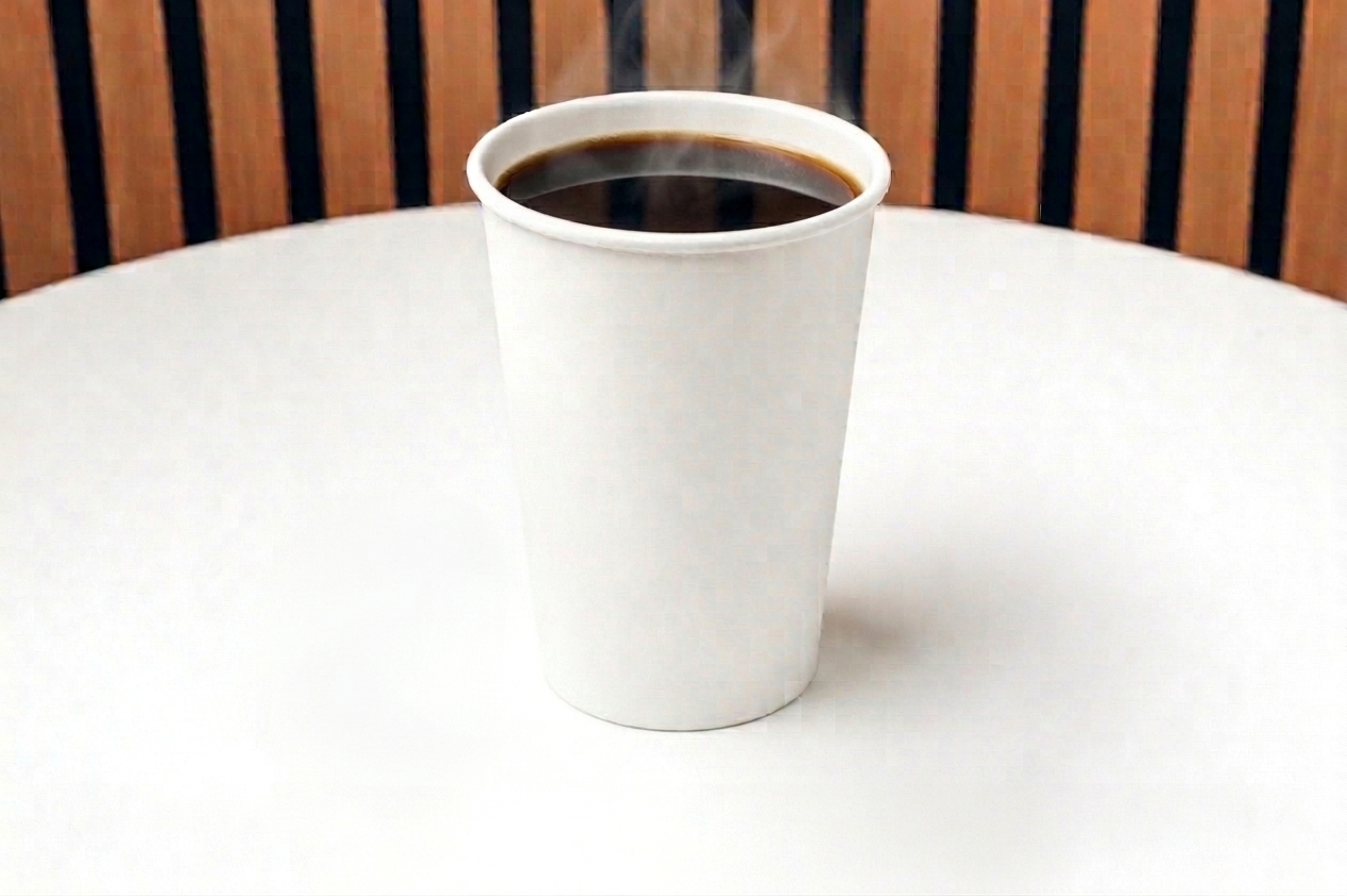Black Vietnamese Hot Coffee.