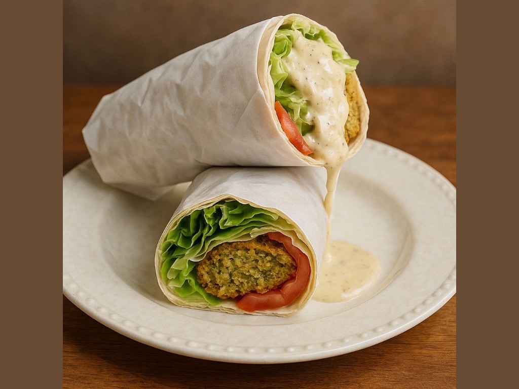#9) Falafel Wrap.