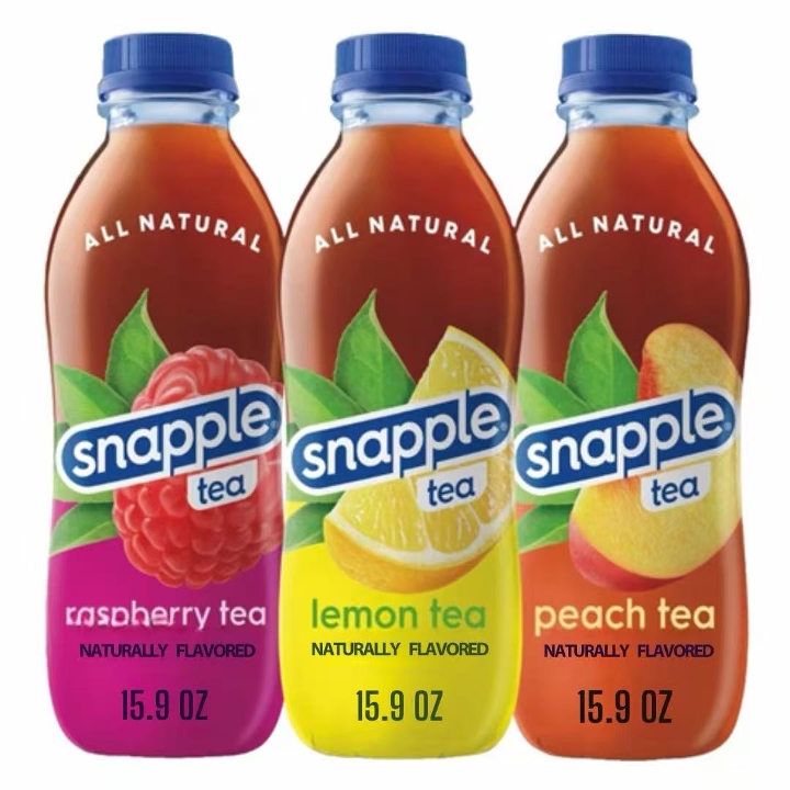 Snapple Tea (Bottled, Random Flavored/Raspberry/Lemon/Peach).