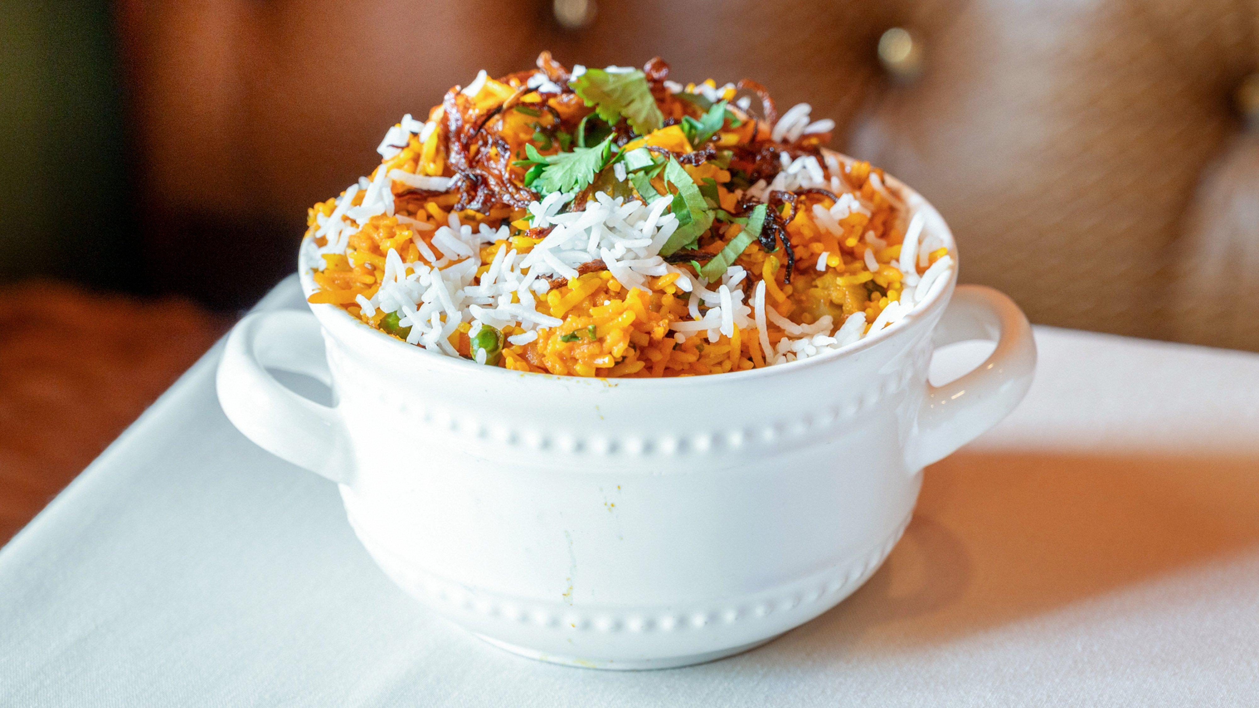 Veg. Biryani.