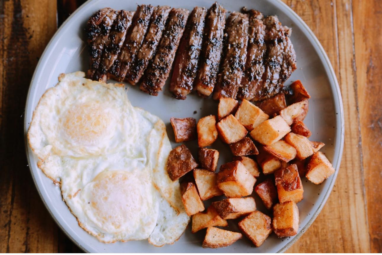 Steak and Eggs.
