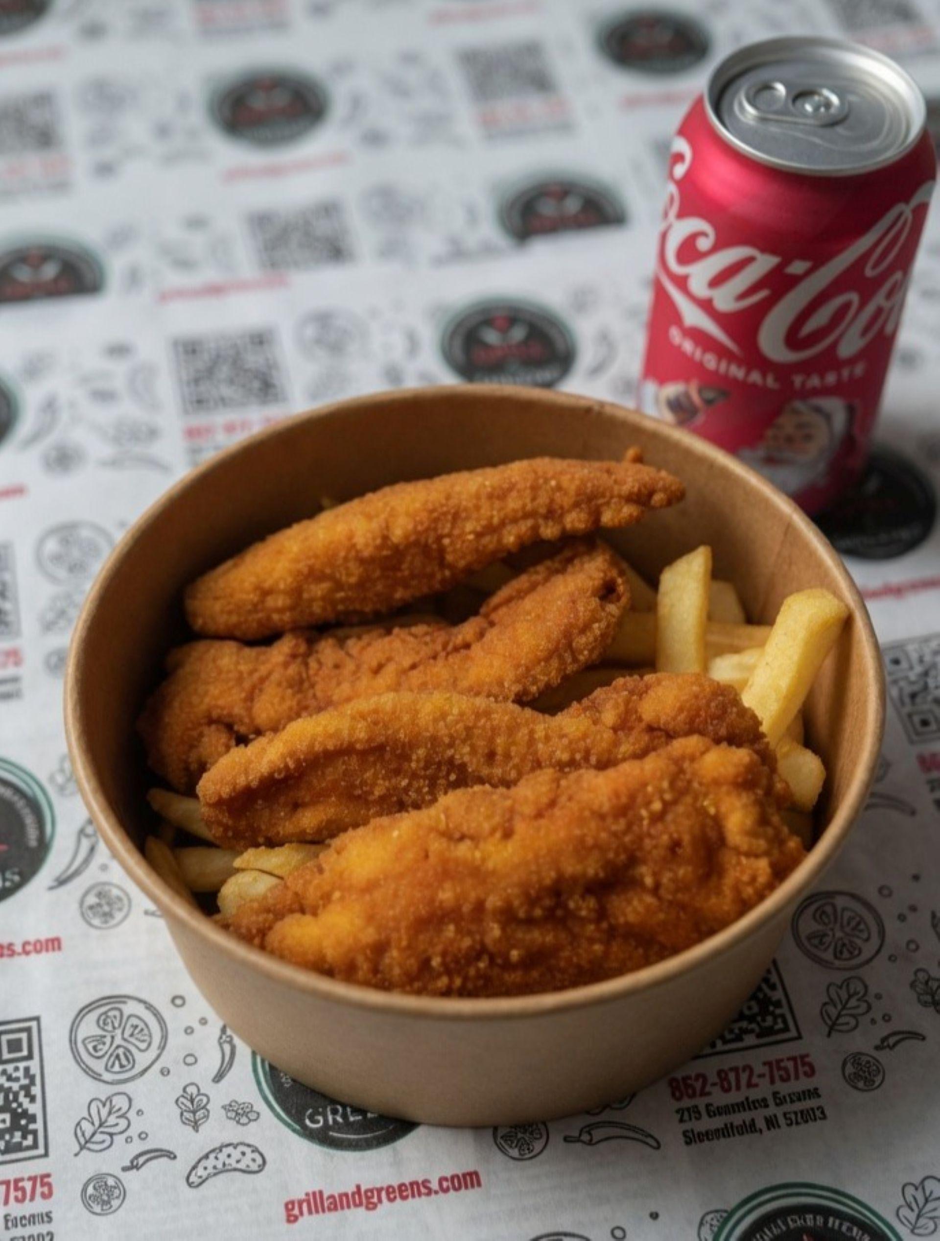 Chicken Tenders Combo (4 pcs.).