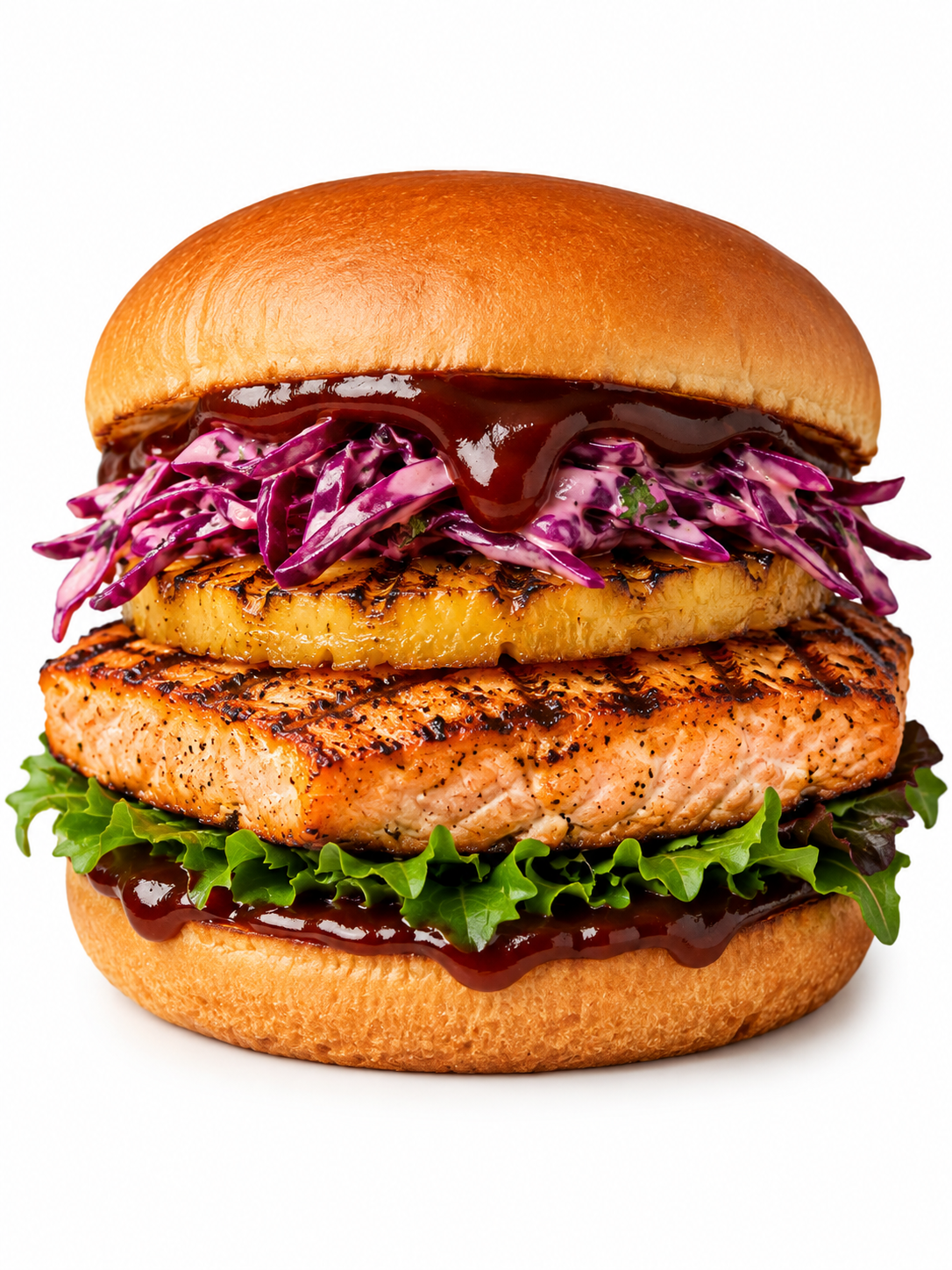 Salmon Burger.