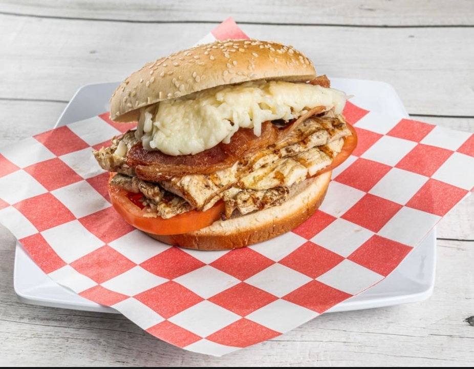 Grilled Chicken Breast Burger.
