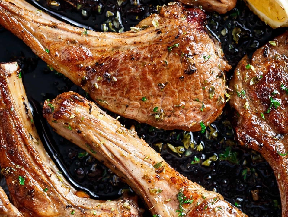 LAMB CHOPS ENTREE (3 PCS).