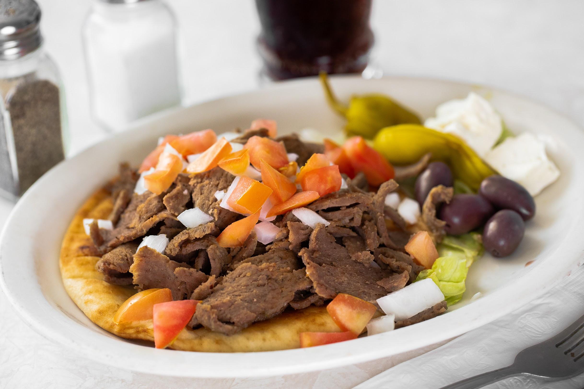 Gyro on Pita.