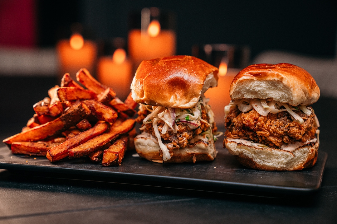 Crispy Chicken Sliders.