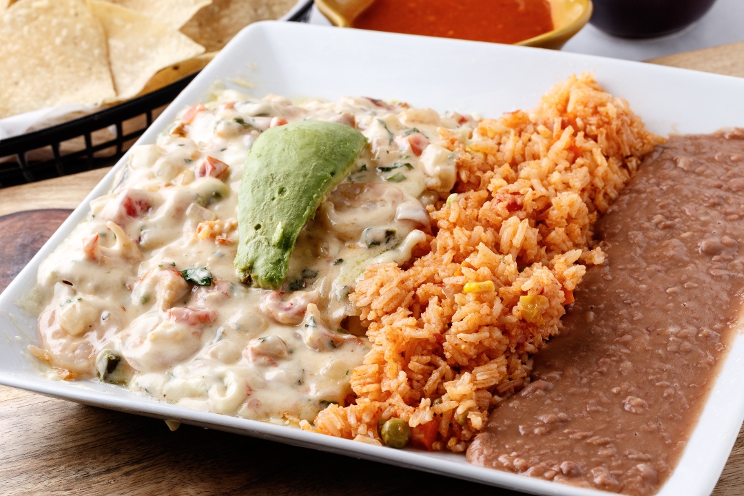Seafood Enchiladas.