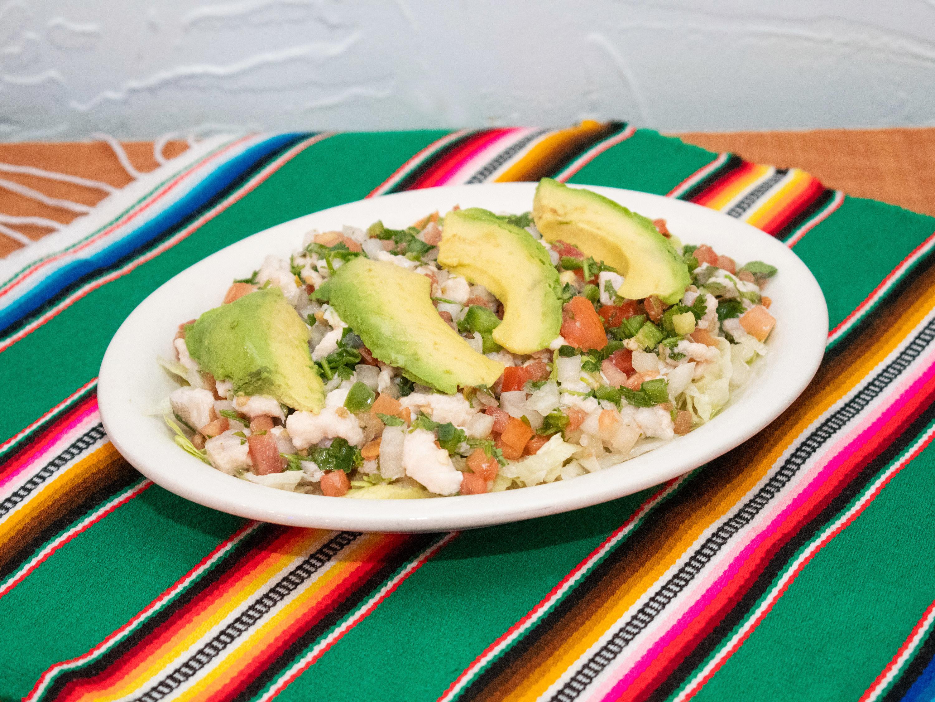 Ceviche Yucateco.