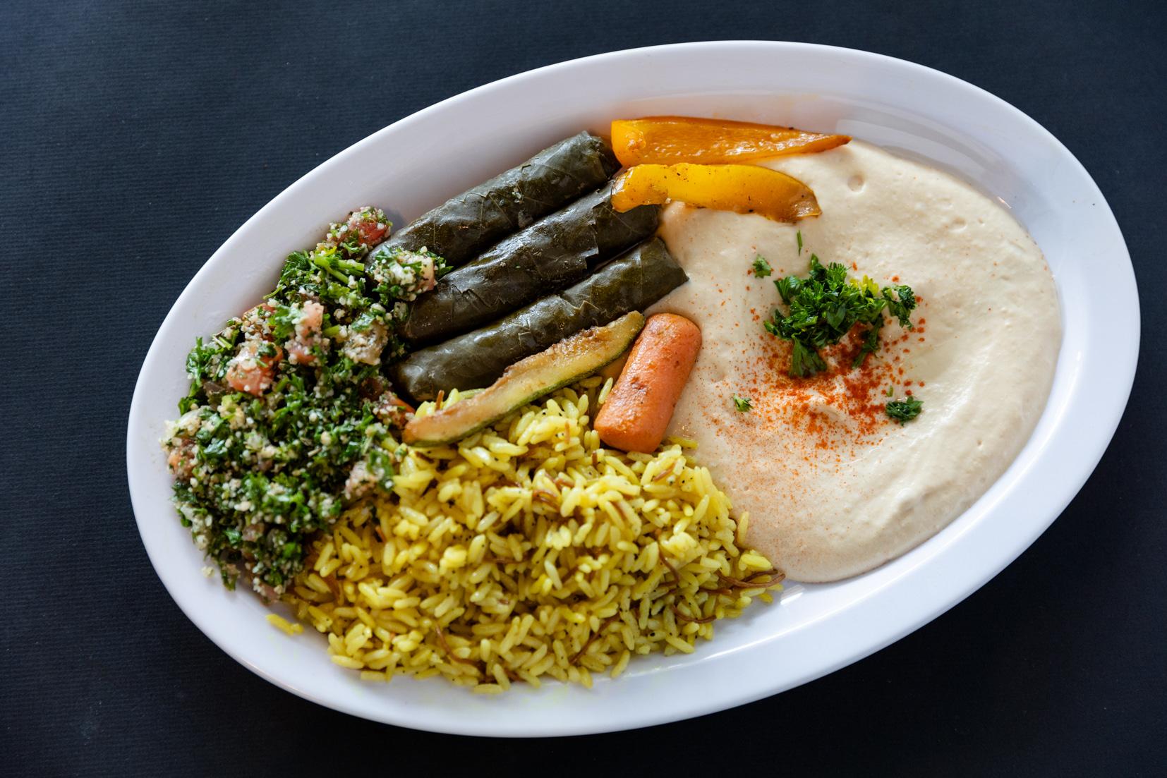 Lamb Grape Leaves Combo.