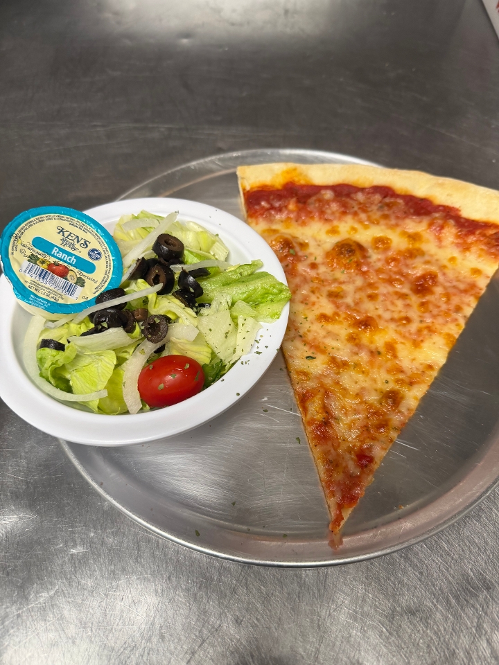 1 SLICE & SALAD SPECIAL.