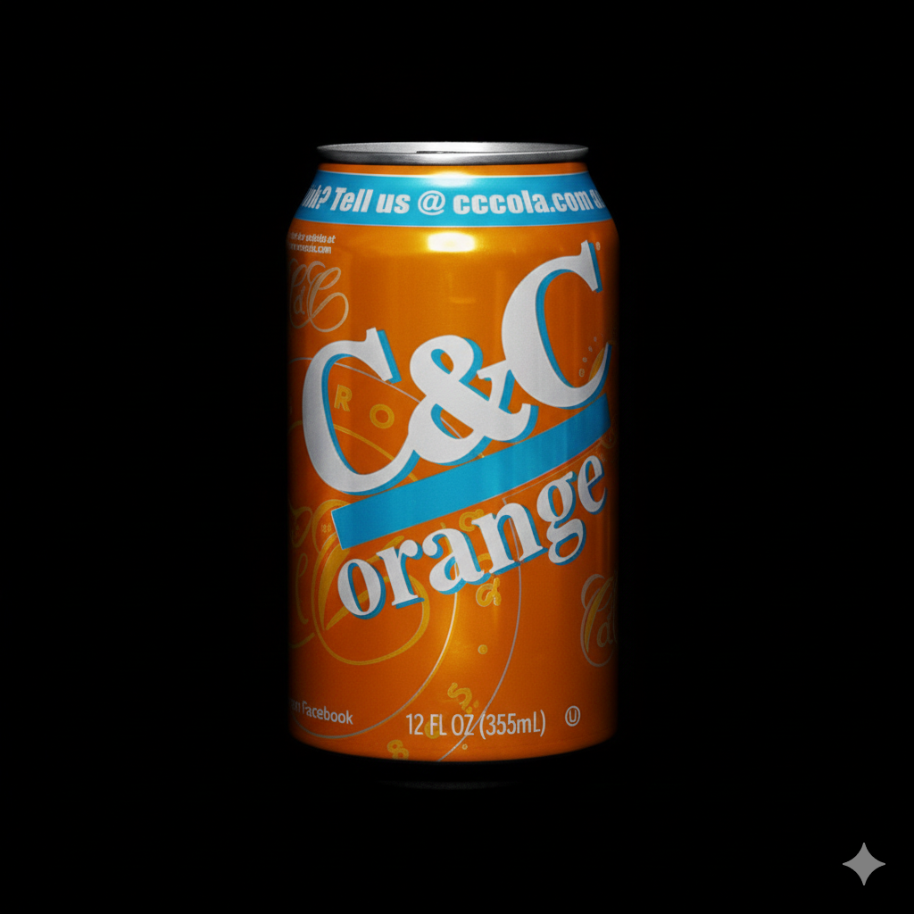 Can Soda - Orange.