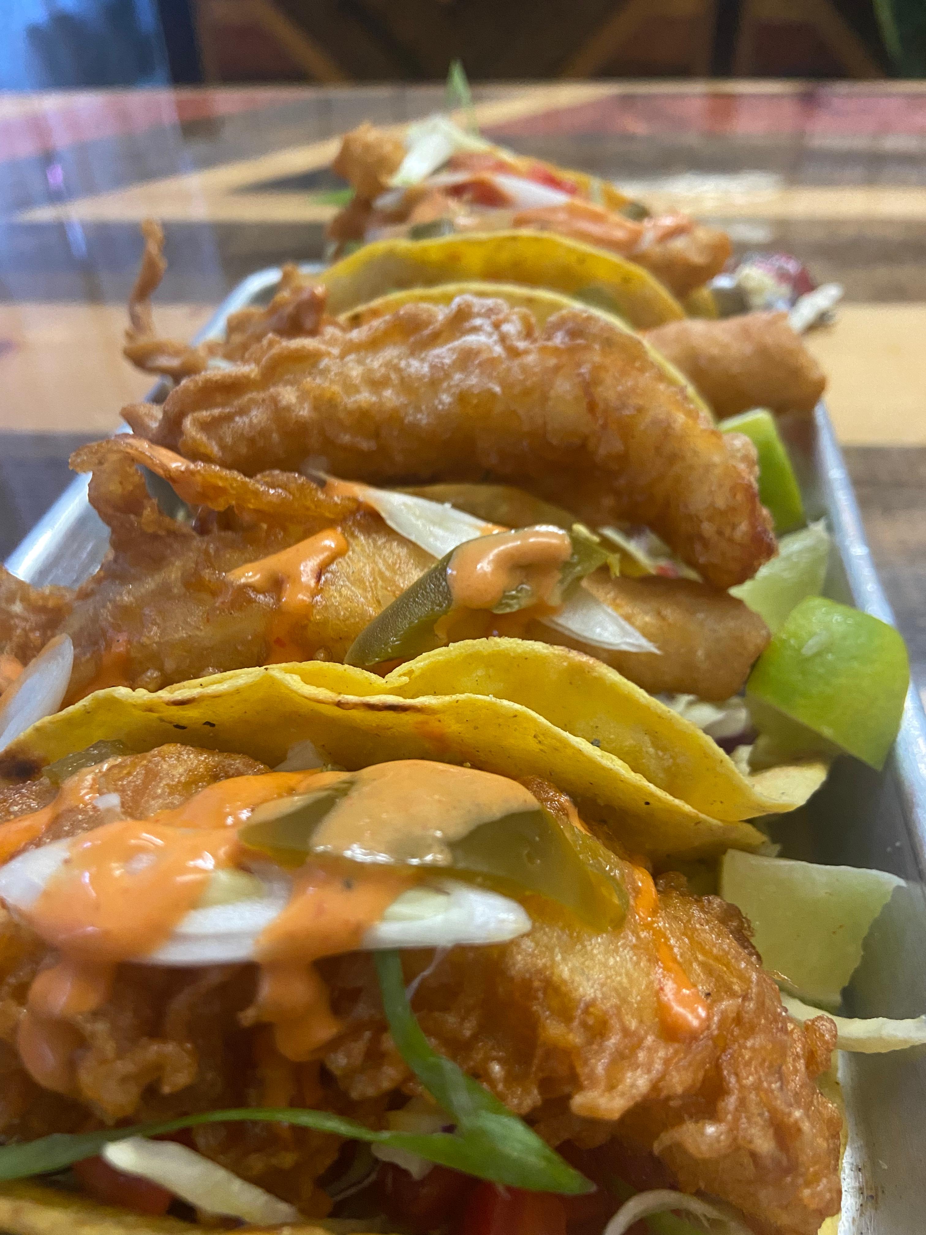 Beer Batter Fish Tacos (2 per order) S SNS.