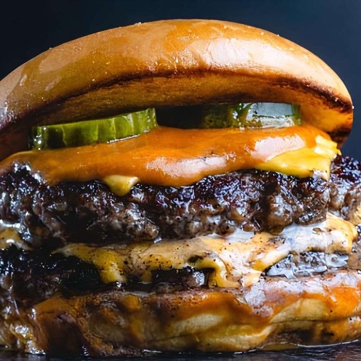 Double the Fun Burger.