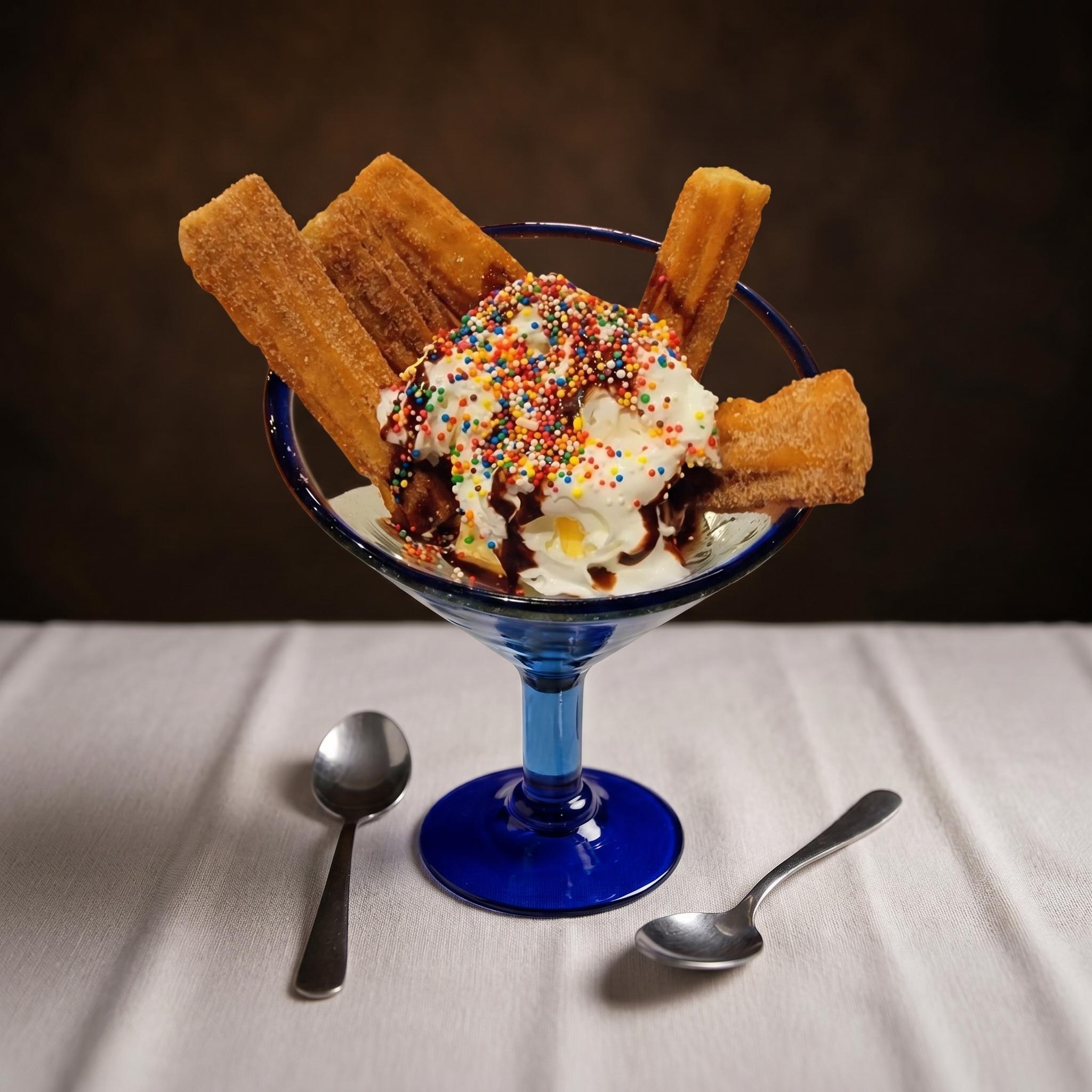 Churros Con Nieve.
