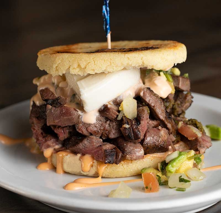 Arepas Rellenas Carne.