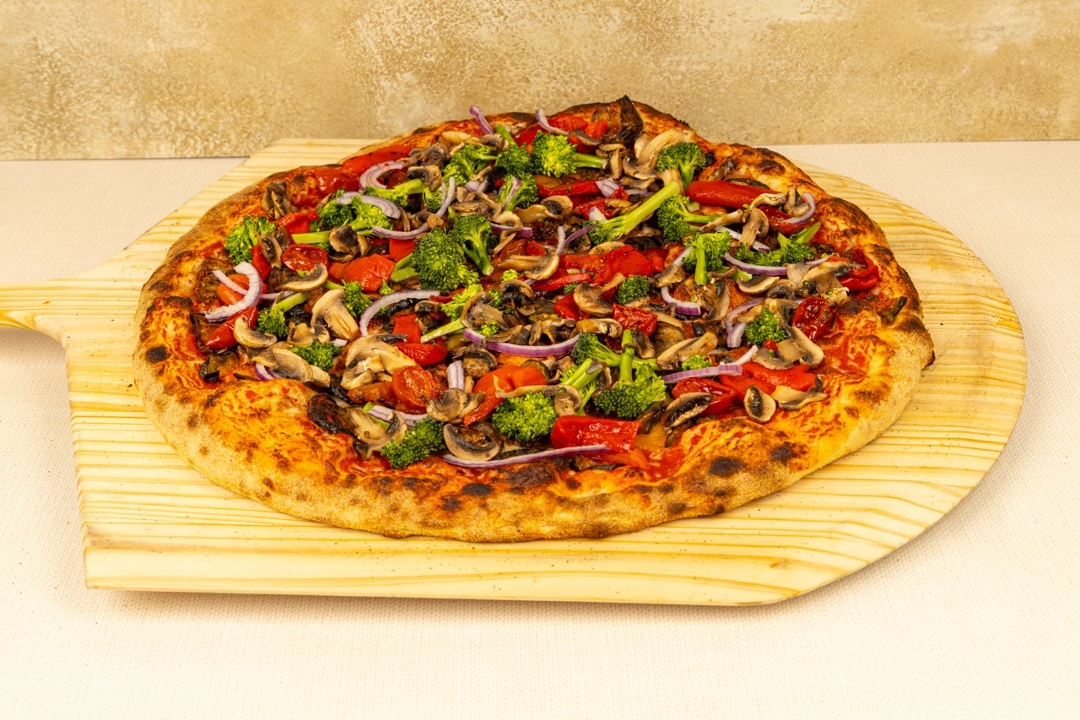 Roasted Veggie "Supreme" Pizza.