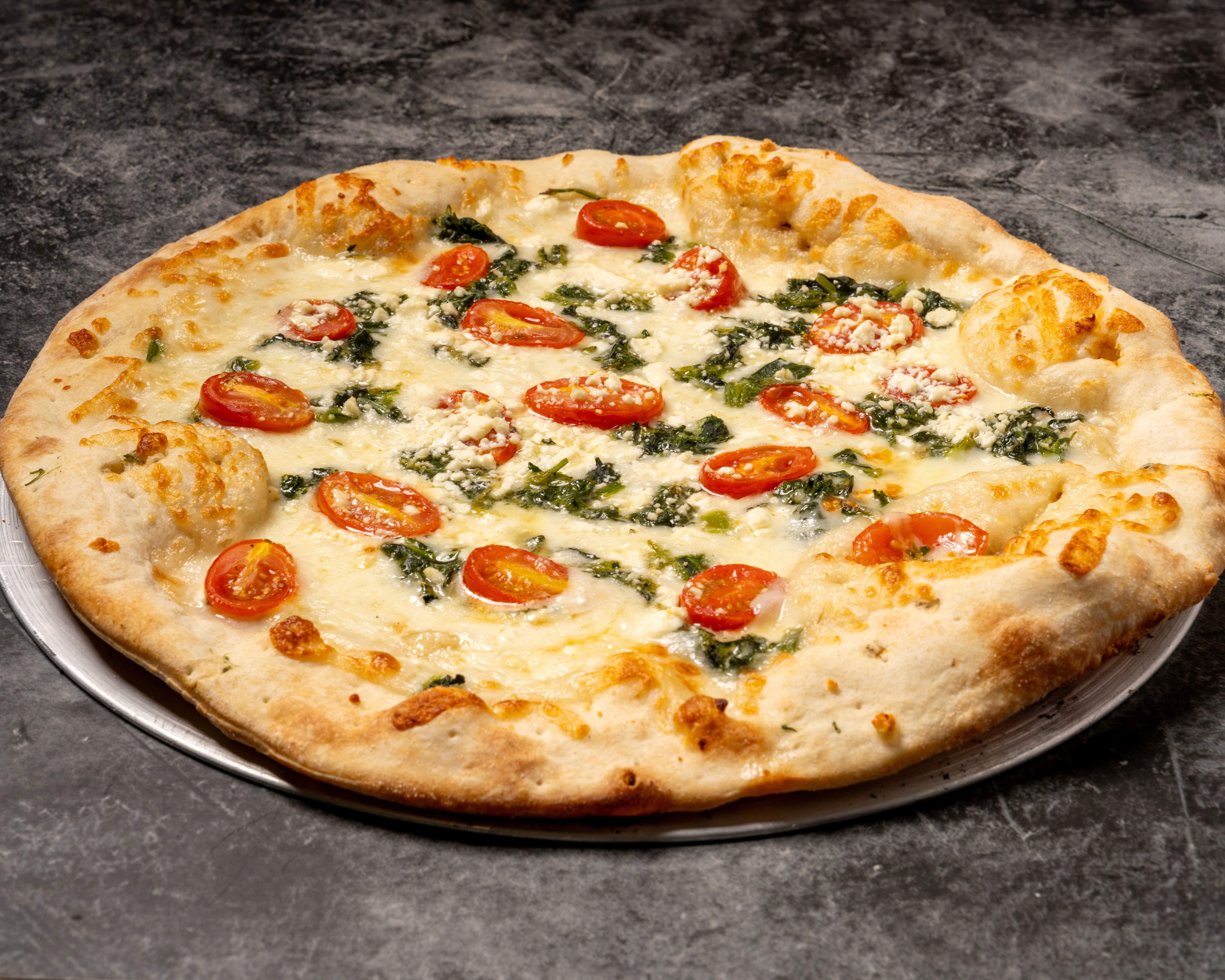12" Mediterranean Pizza.