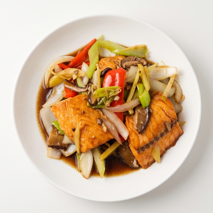 73. Salmon Pad Khing.