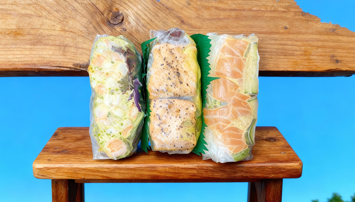 Combo 3 Rice Paper Rolls.