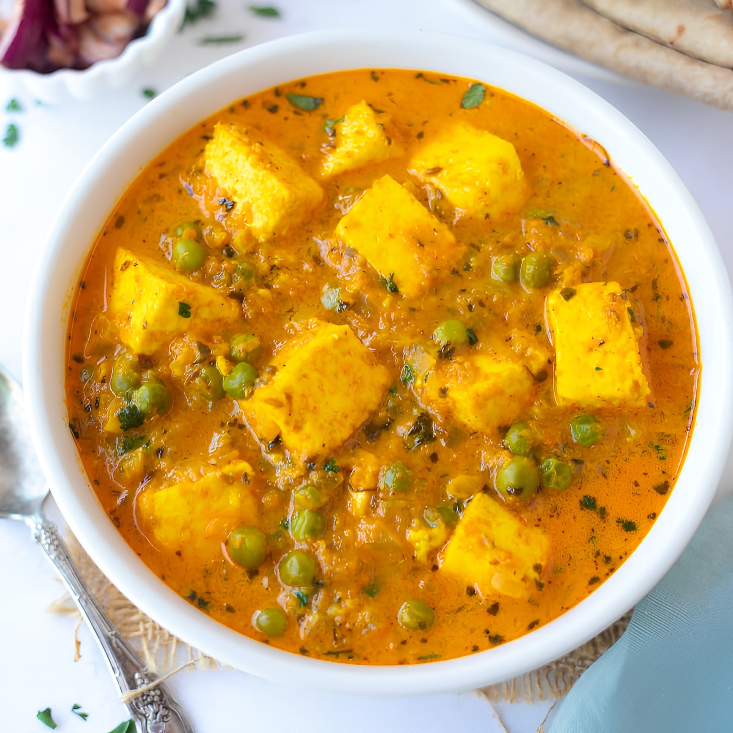 Matar Paneer.