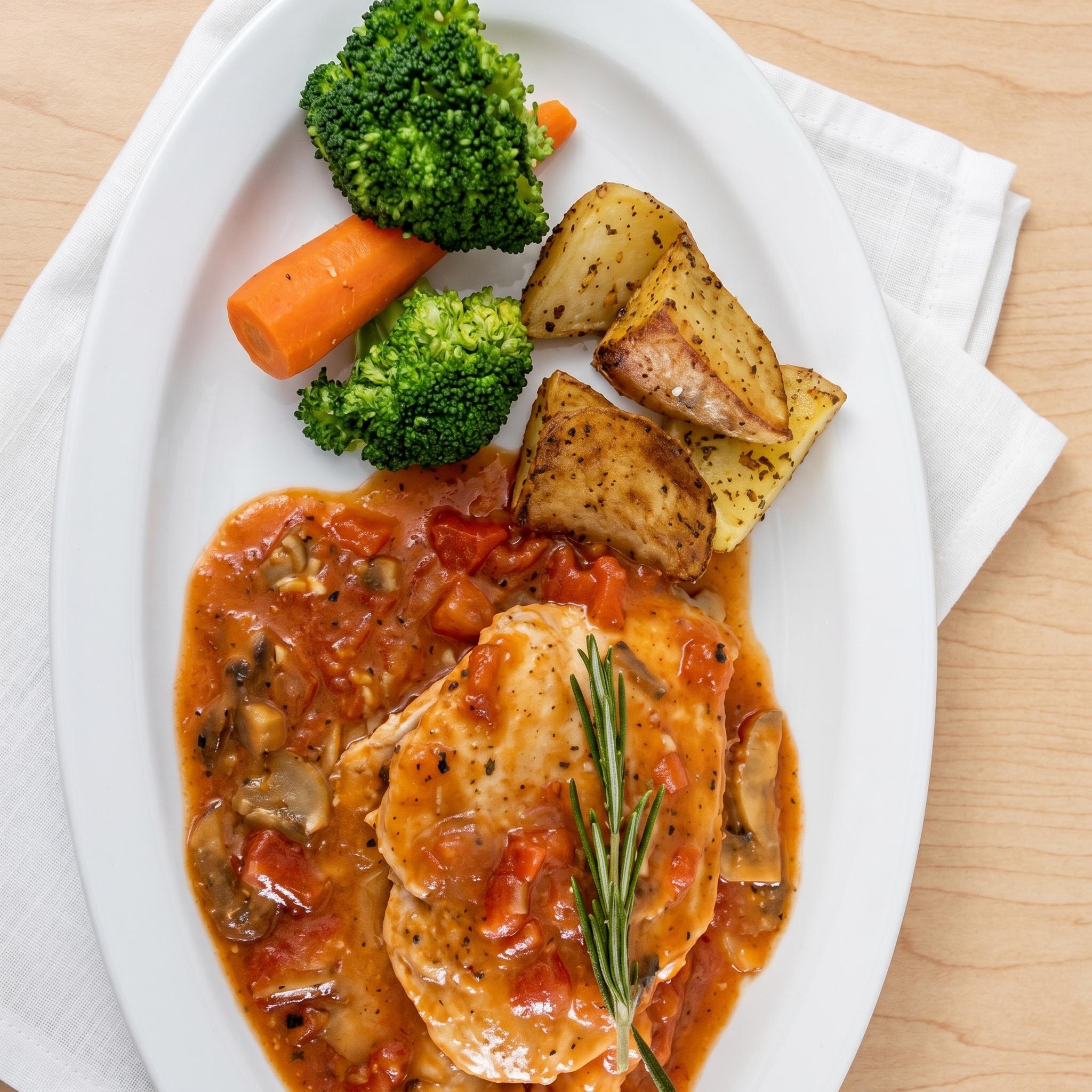 Chicken Marsala.