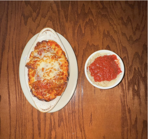 Eggplant Parmigiana.