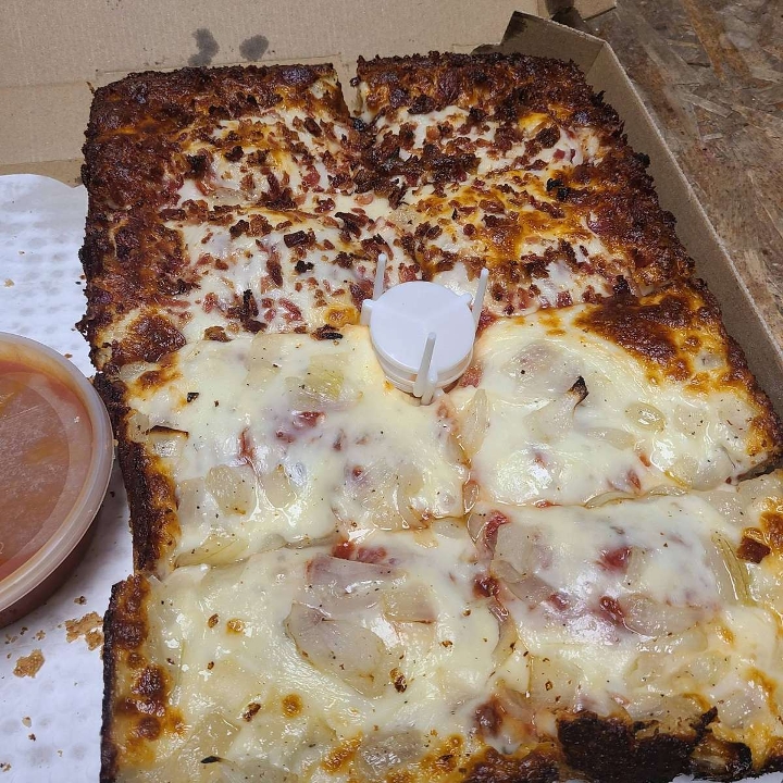 Detroit Style. Hot Honey Roni.