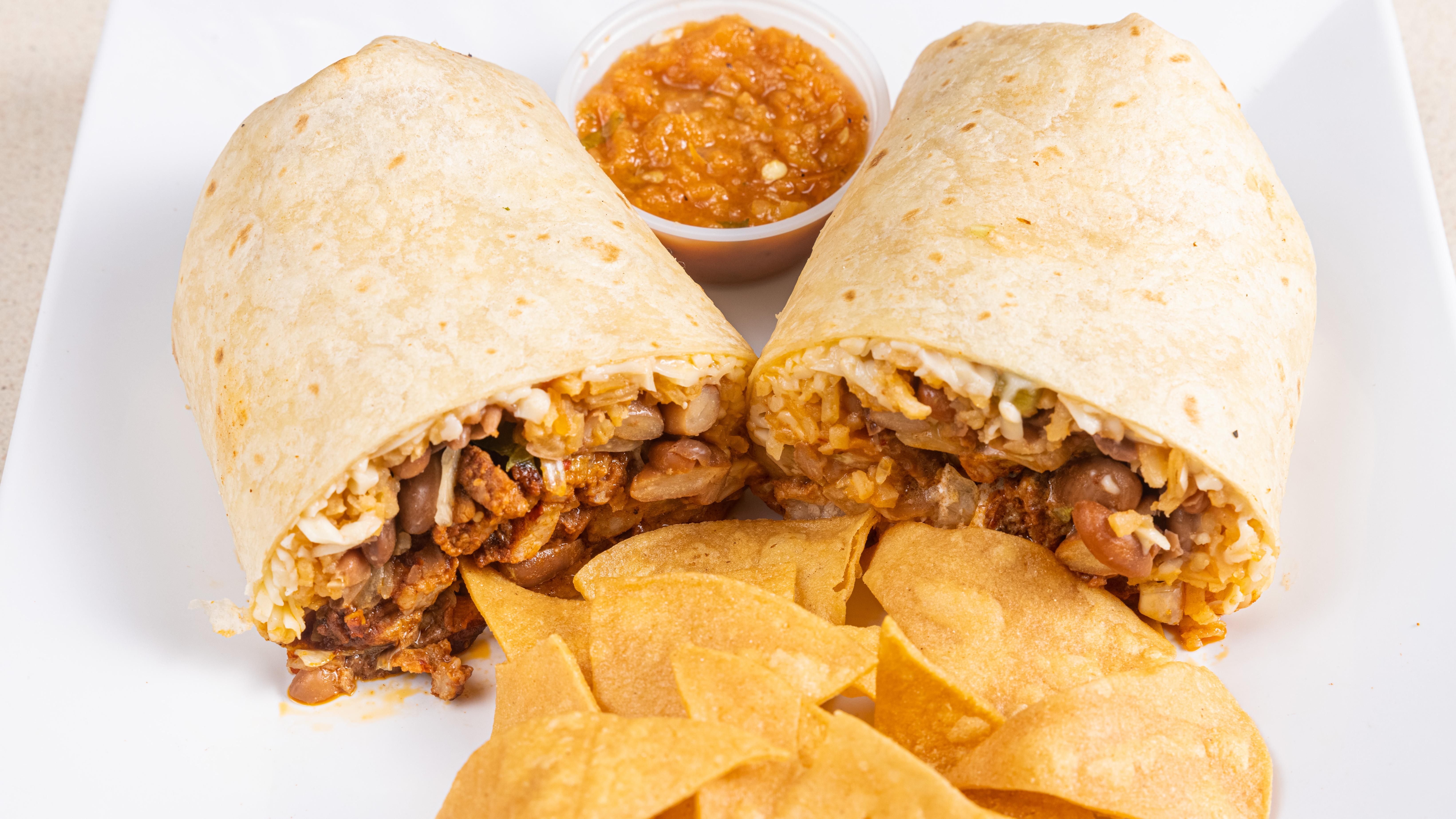 Spicy Pork Burrito.