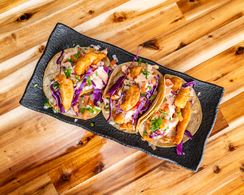 Baja Fish Tacos.