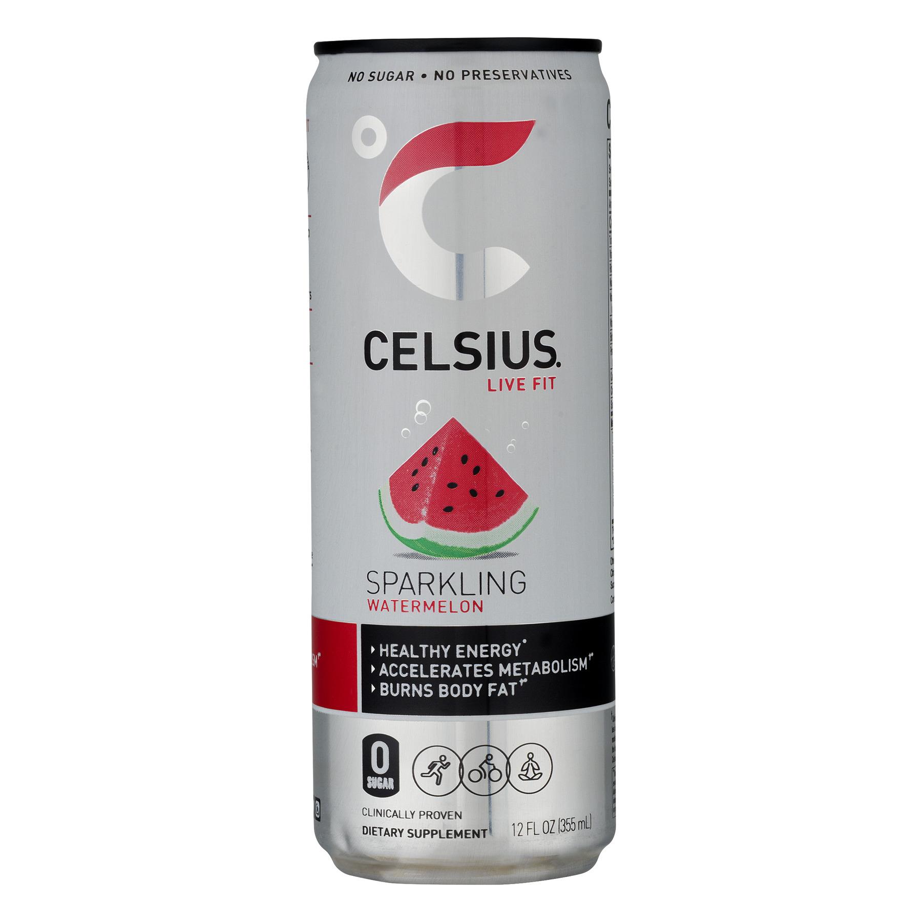 Celsius Live Fit, Sparkling Watermelon 12 Oz.