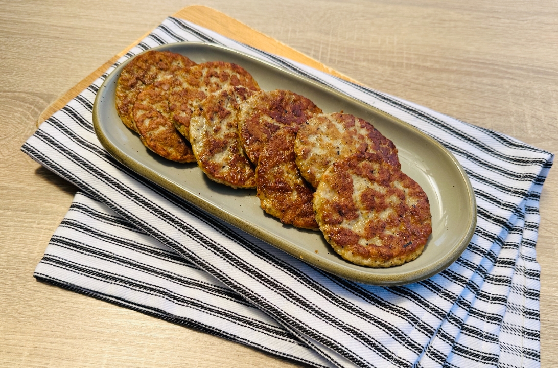 Sausage Patties (serves 10).