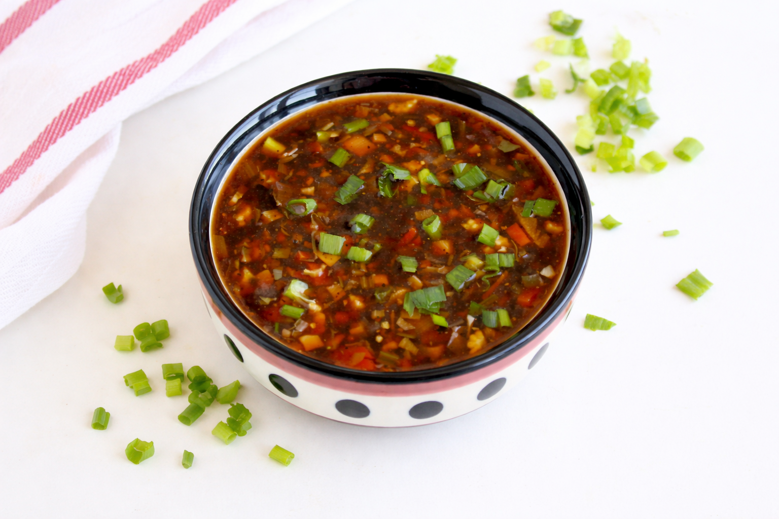 Hot and Sour Vegetable Soup.