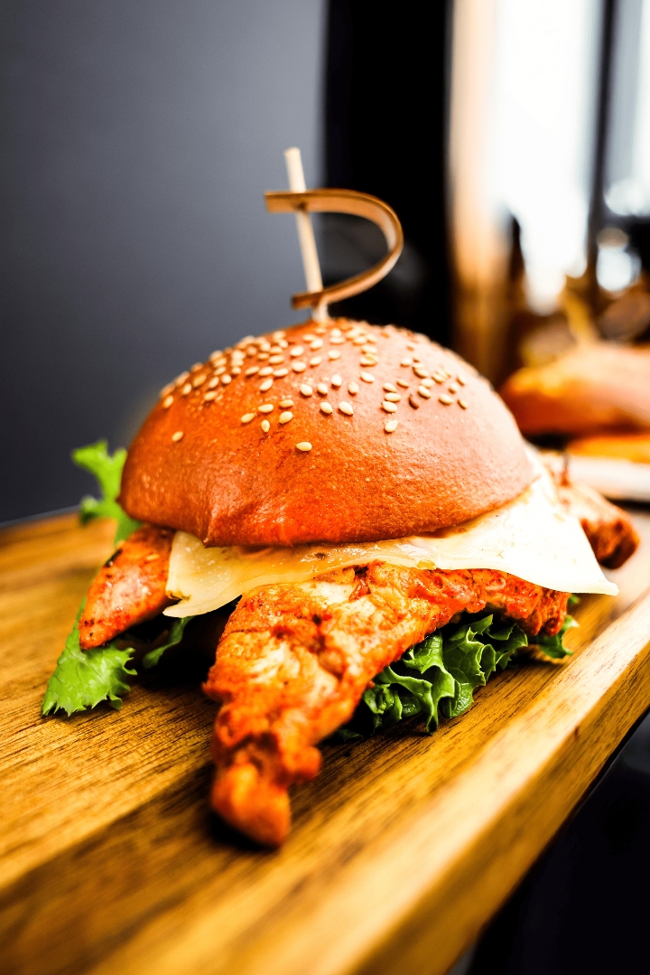 Grilled Tikka Sandwich.