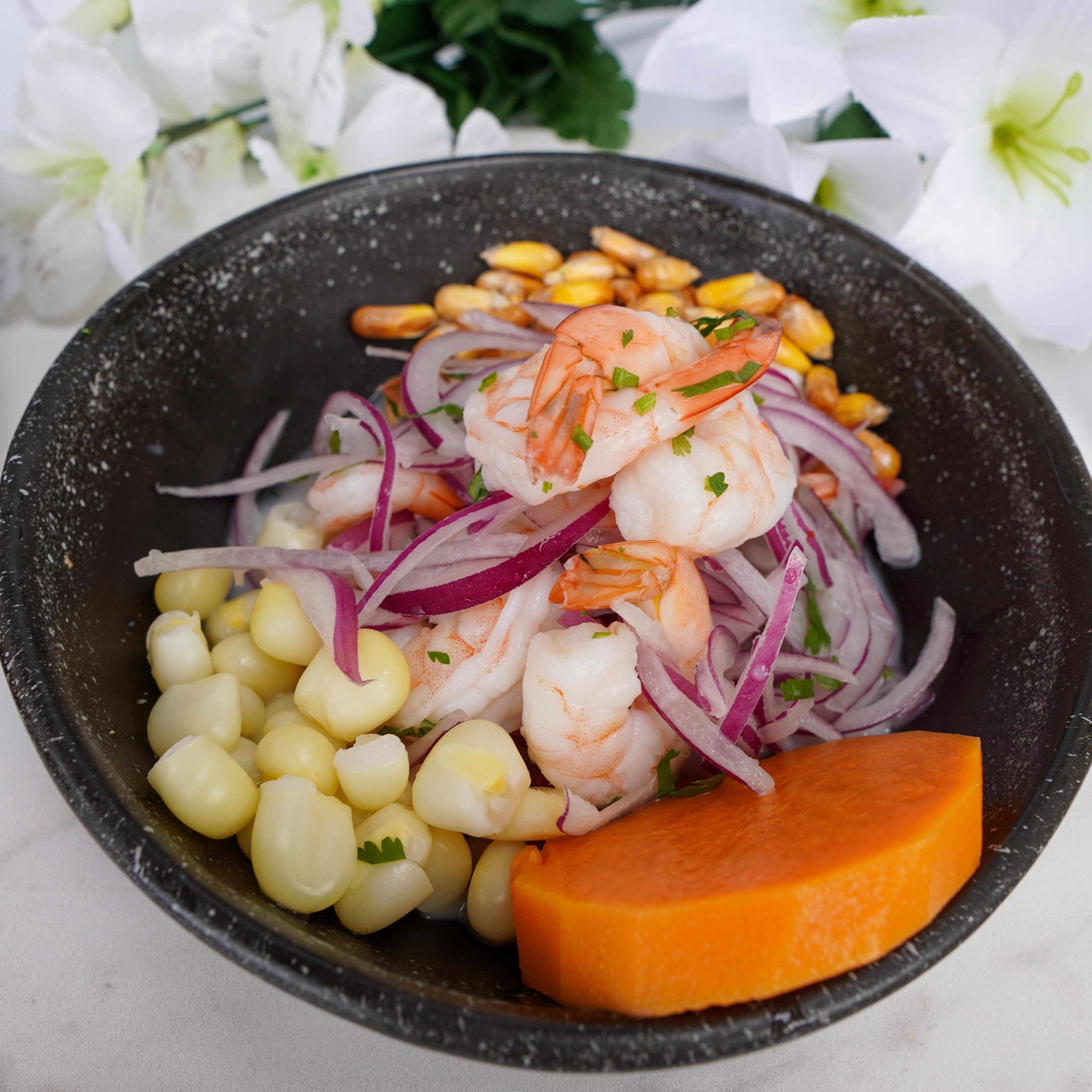 CEBICHE SHRIMP.