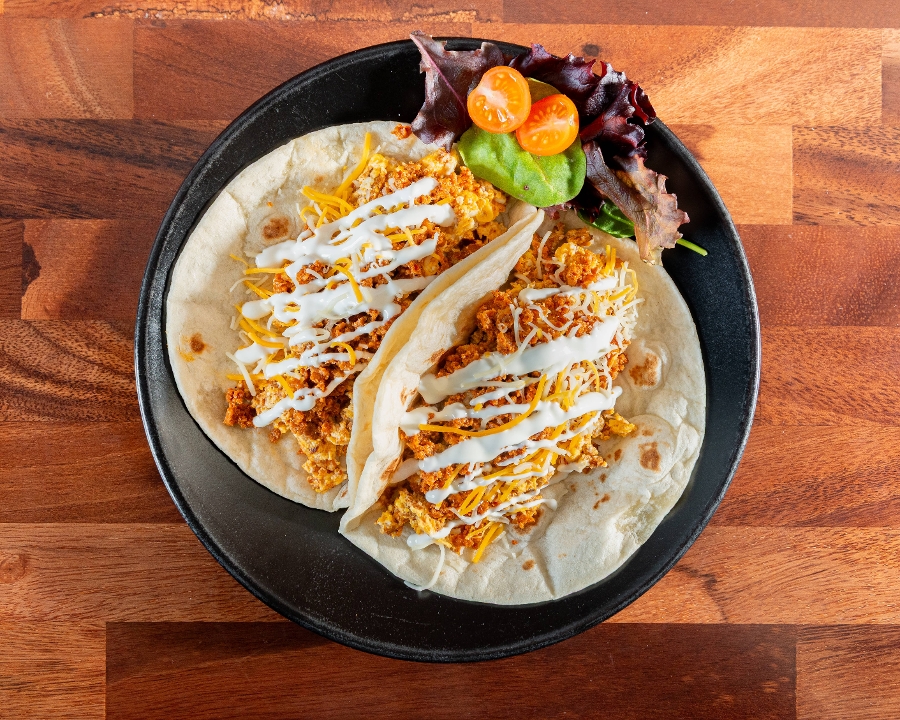 Chorizo Breakfast Tacos.