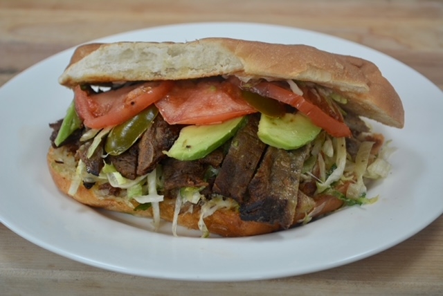 Torta De Carne Asada.